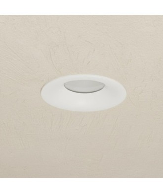 kelvo® LAMDA KLV-101-0045 Χωνευτό Φωτιστικό Downlight Σποτ Μπάνιου για Λάμπα MR16 με Ντουί GU10 AC 220-240V Αδιάβροχο IP65 - Λευκό Ματ - Μ8.5 x Π8.5 x Υ3.5cm - Q7.5cm